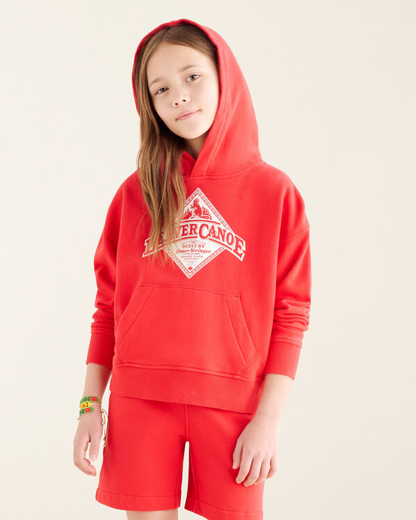 Kids Beaver Canoe Relaxed Hoodie