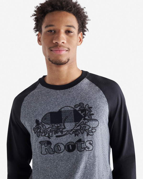Mens Cooper Plaid Raglan Long Sleeve T-Shirt Mens Cooper Plaid Raglan Long Sleeve T-Shirt