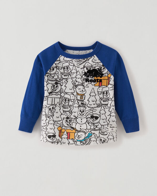 T-shirt raglan Où est Buddy pour bébé