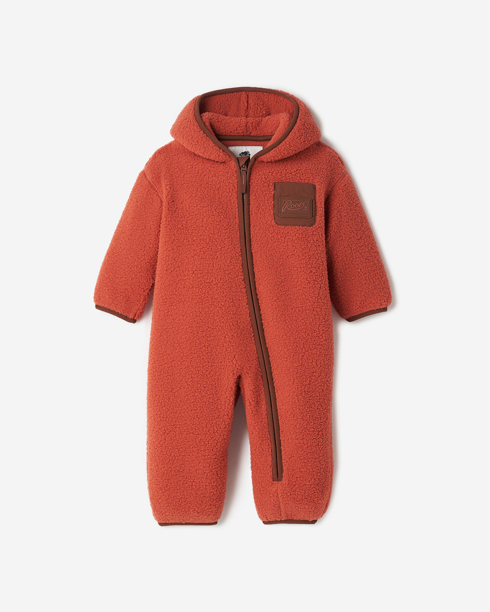 Baby Alta Shearling Fleece Romper Hoodie