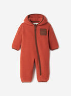Baby Alta Shearling Fleece Romper Hoodie