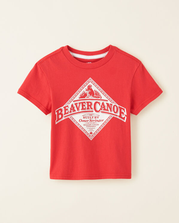 T-shirt décontracté Beaver Canoe pour tout-petits