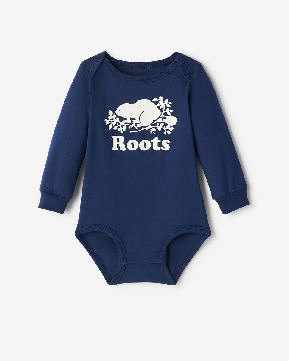 Baby Organic Cooper Beaver Bodysuit