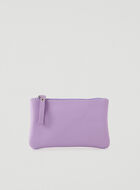 Pochette moyenne à glissière en cuir Cervino