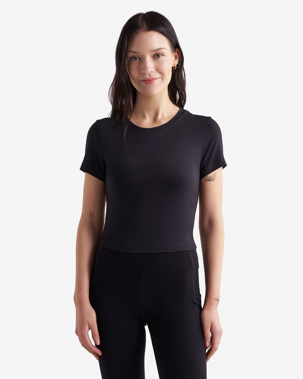Renew Knit Crop T-Shirt