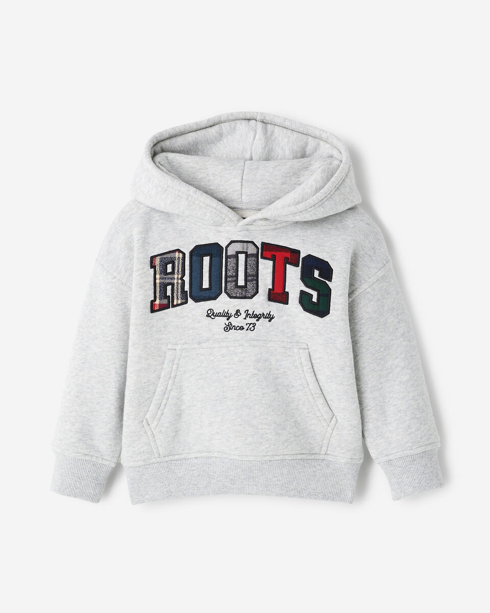 Toddler Plaid Applique Hoodie