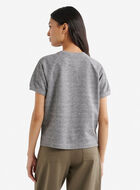 Chandail &agrave; manches courtes en jersey bouclette bio Cooper