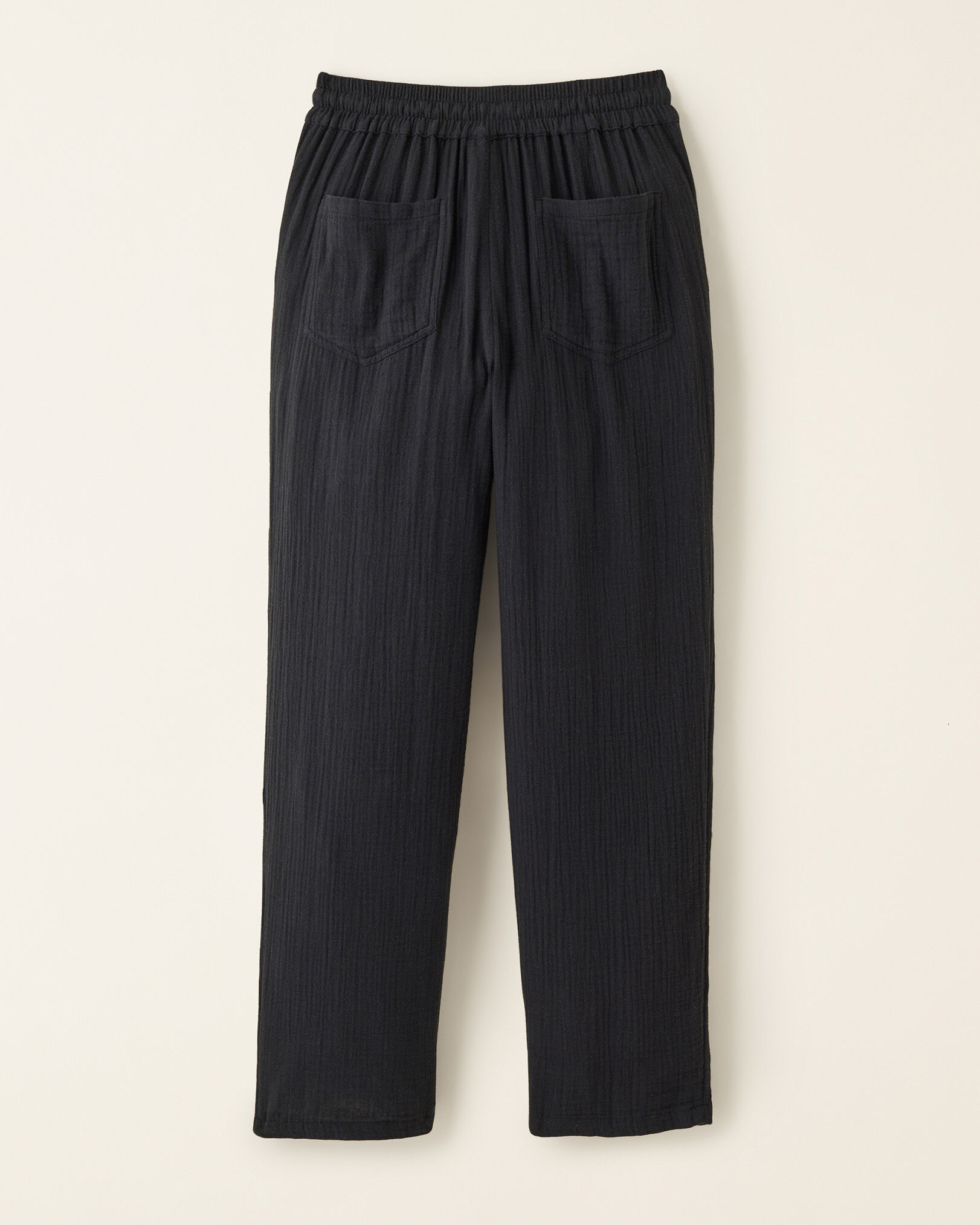 Black gauze pants cheap