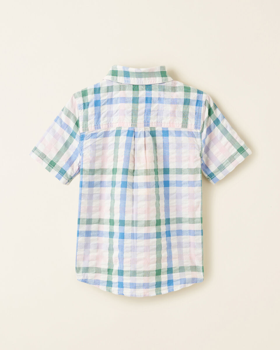 Toddler Boys Gingham Shirt