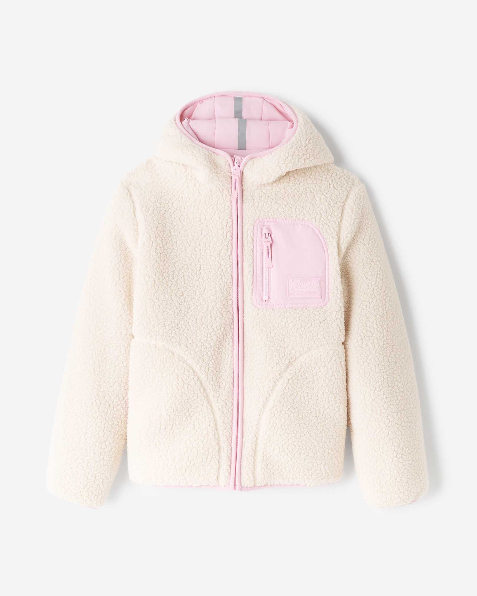 Kids Reversible Shearling Fleece Jacket