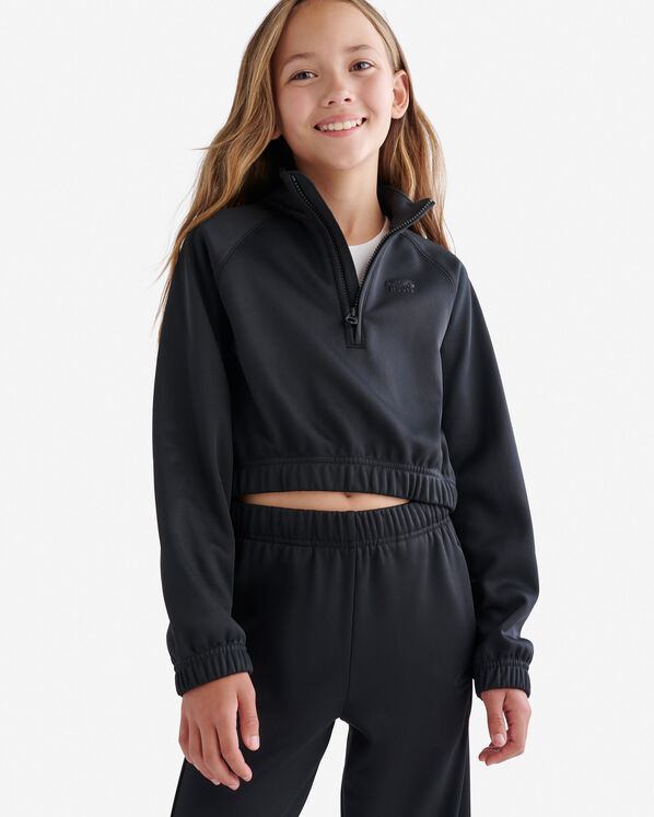 Girls Active Half Zip Top