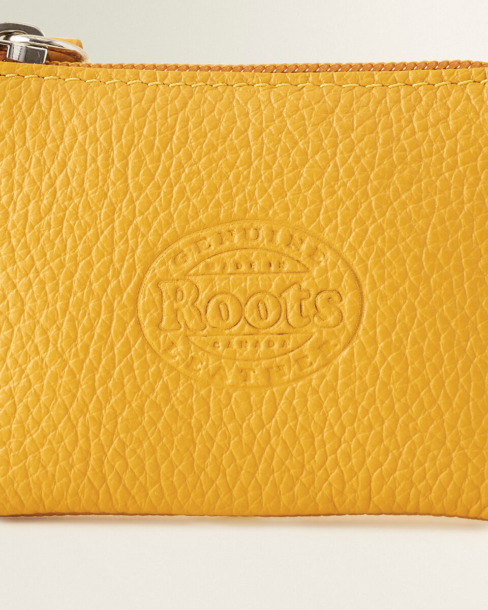 Pochette à glissière en cuir Cervino