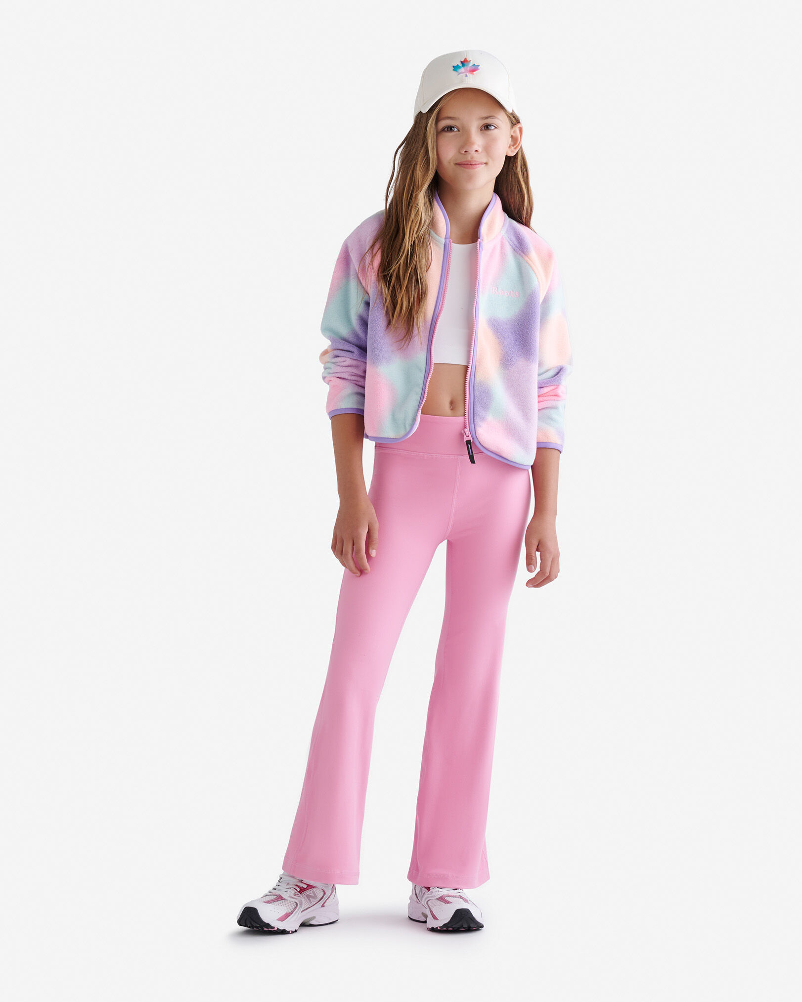 Girls Active Flare Legging