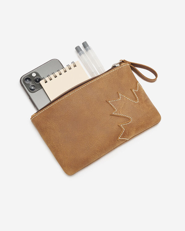 Maple Leaf Medium Zip Pouch Tribe