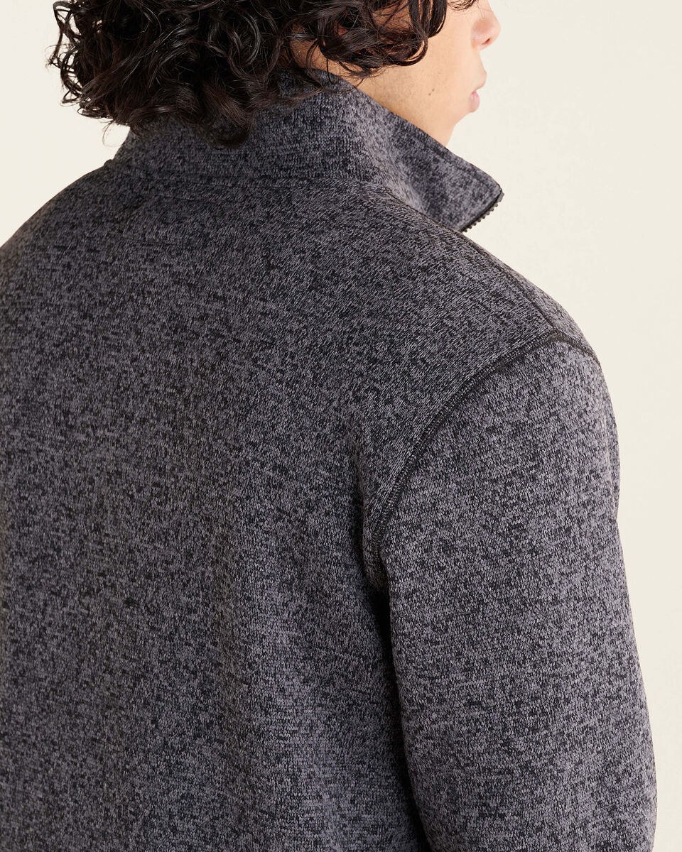 Sweater Fleece Zip Stein