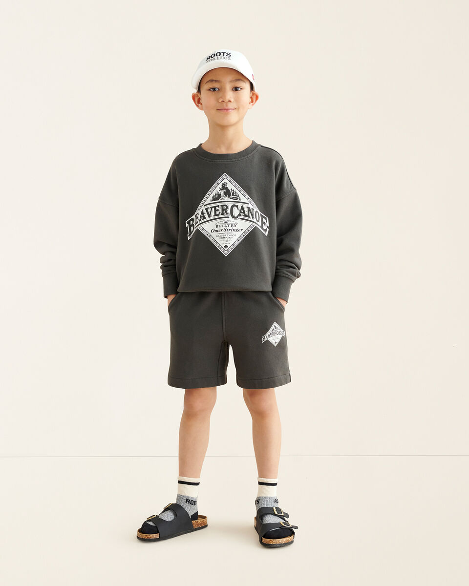 Kids Beaver Canoe Relaxed Crew Sweatshirt