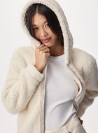 Manteau &agrave; capuchon et glissi&egrave;re en mouton molletonn&eacute; Creekside