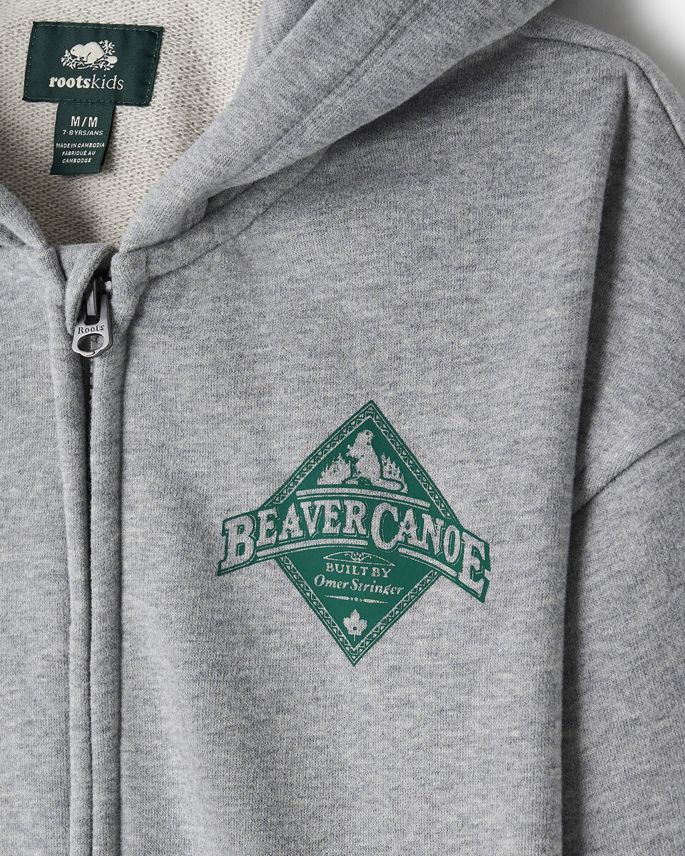 Kids Beaver Canoe Relaxed Full Zip Hoodie
