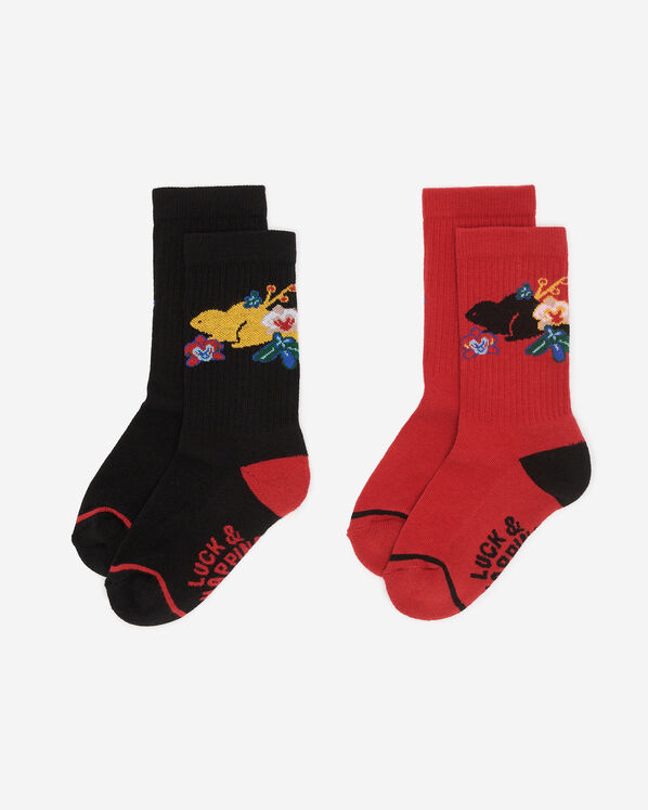 2 paires de chaussettes Nouvel an lunaire pour enfants