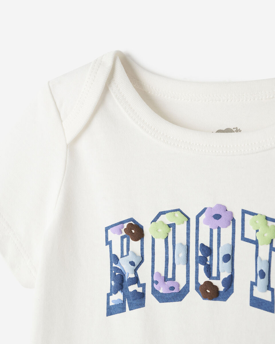 Combinaison motif floral pour b&eacute;b&eacute;