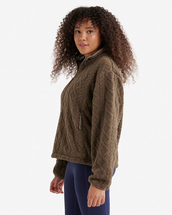 Cable Shearling Fleece Half Zip Cable Shearling Fleece Half Zip