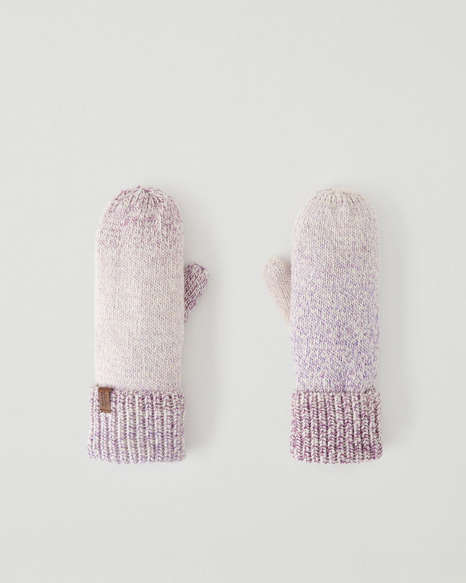 Womens Snowy Fox Ombre Mitten