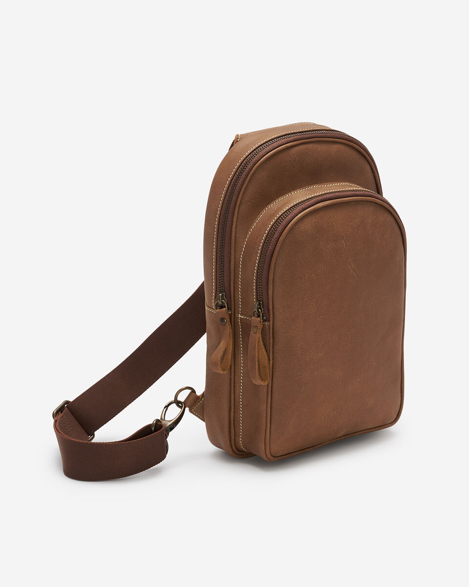 Grand sac à bandoulière Trinité en cuir Tribe