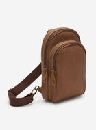 Grand sac à bandoulière Trinité en cuir Tribe