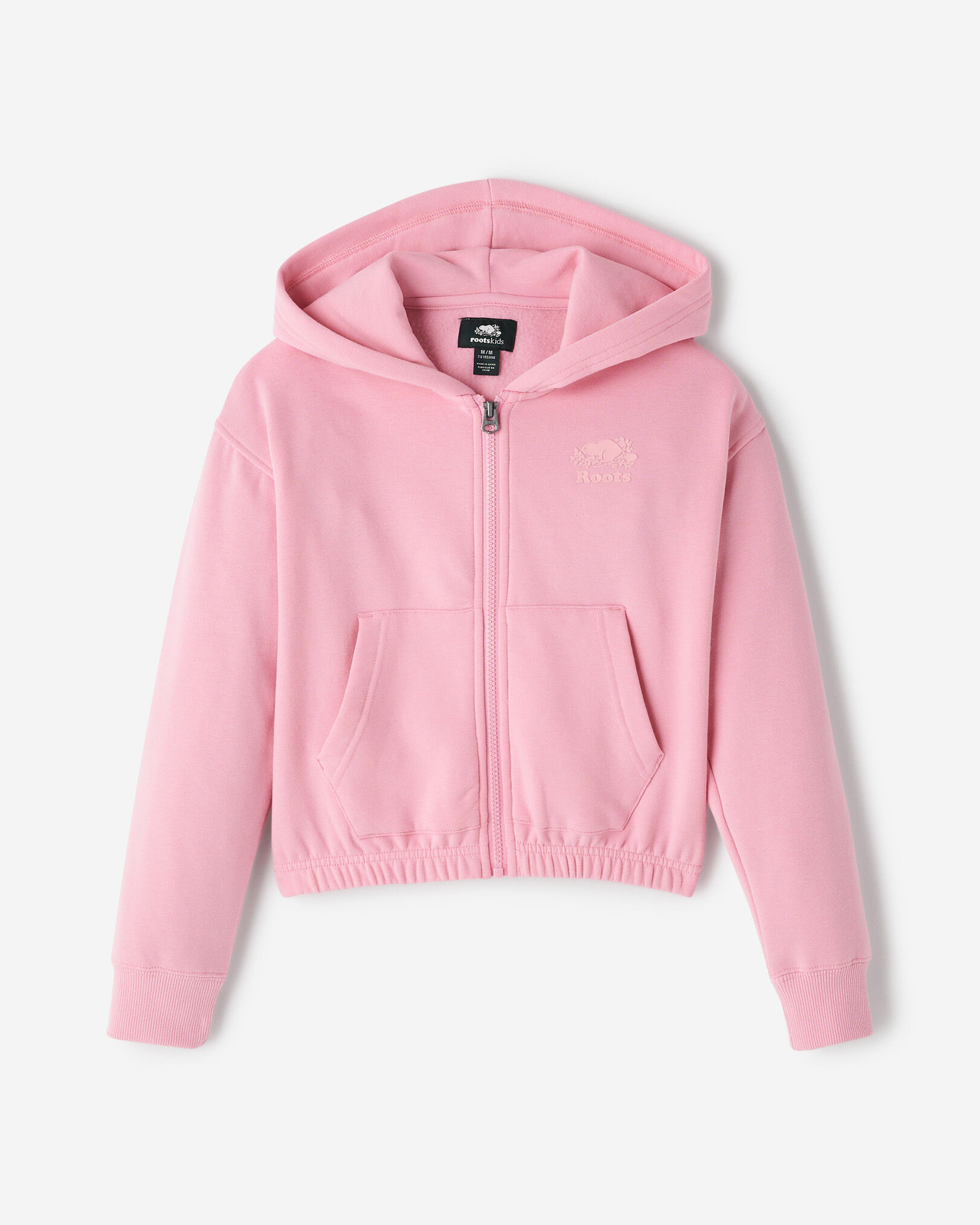 Chandail à capuchon et glissière douillet Cooper pour filles