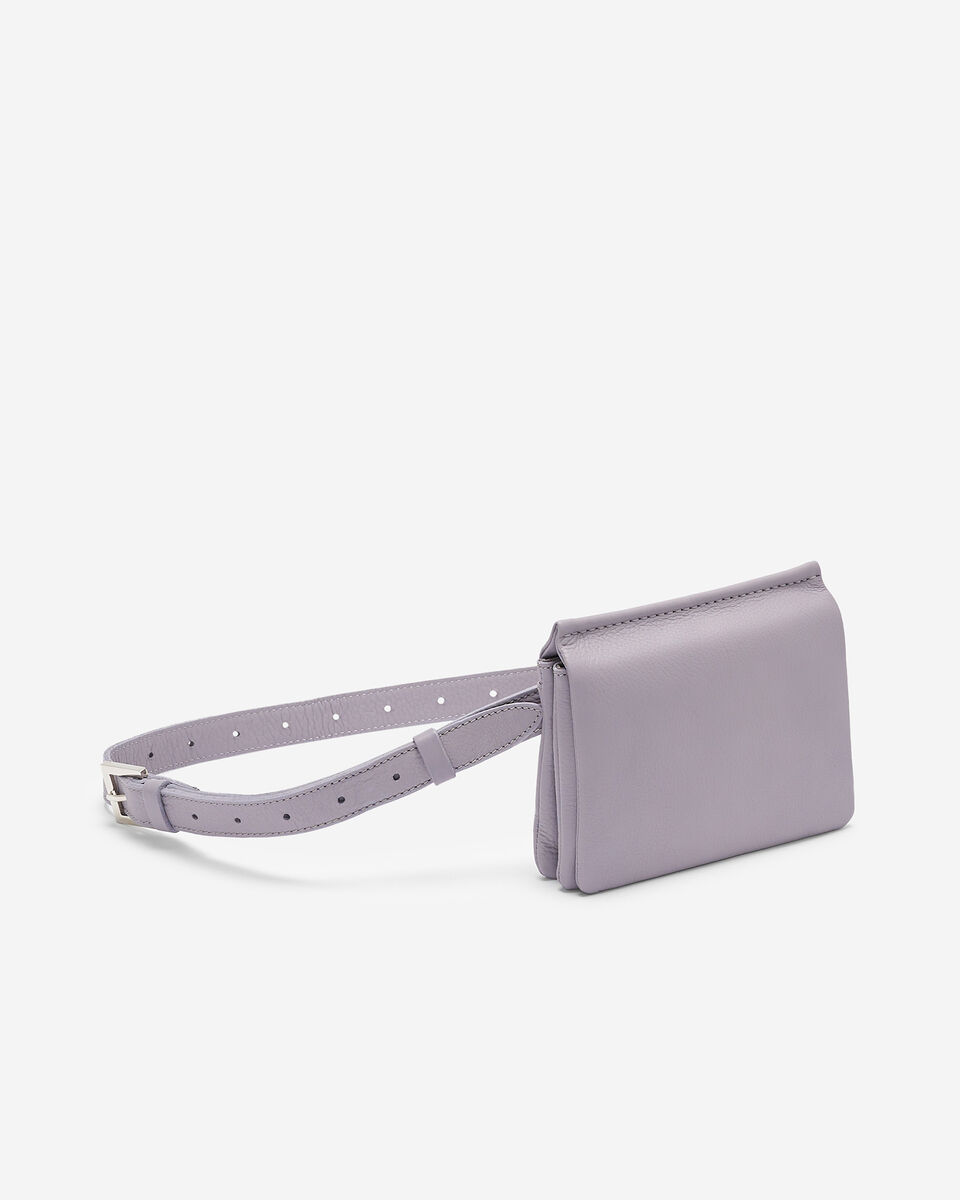 Sac-ceinture double en cuir Nuage