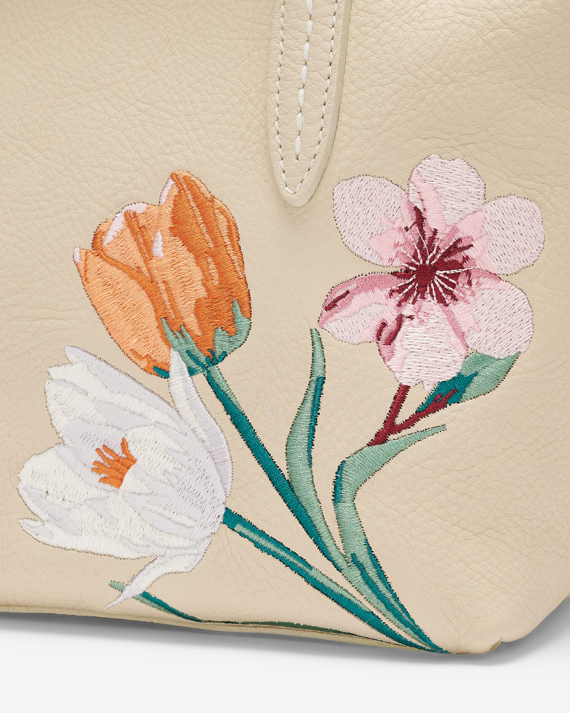 Floral Small Carryall Cloud