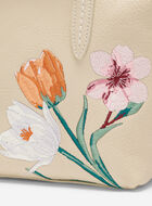 Petit fourre-tout floral en cuir Cloud