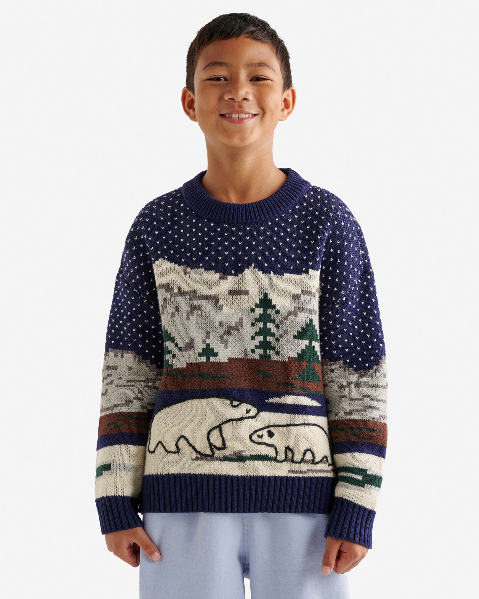 Kids Heritage Bear Sweater