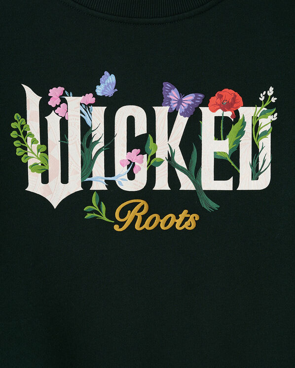 Kids Roots X Wicked Floral Crew Sweatshirt