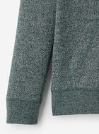 Chandail kangourou original &agrave; capuchon en jersey bouclette en coton bio pour enfants