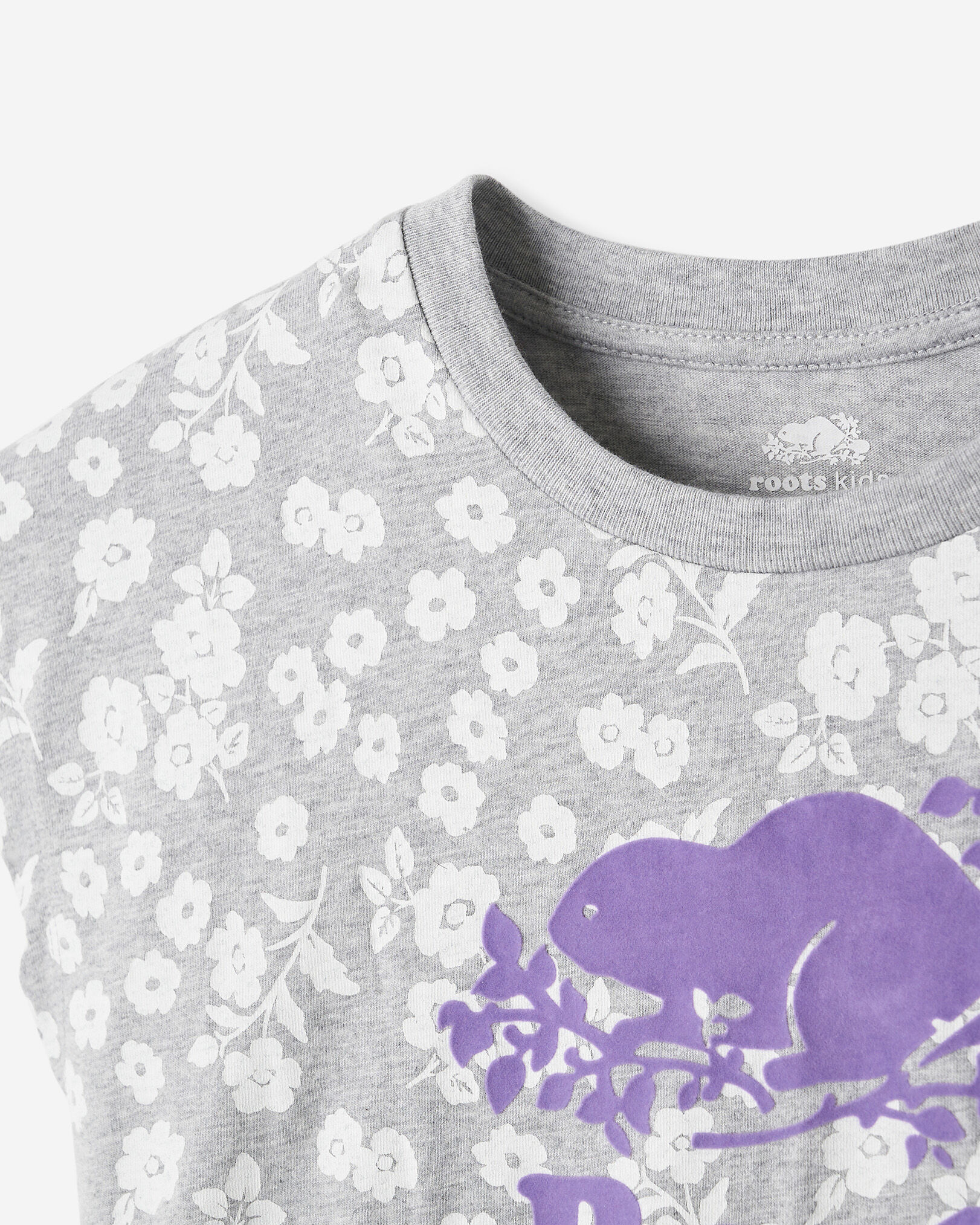 Robe à motif floral pour fille