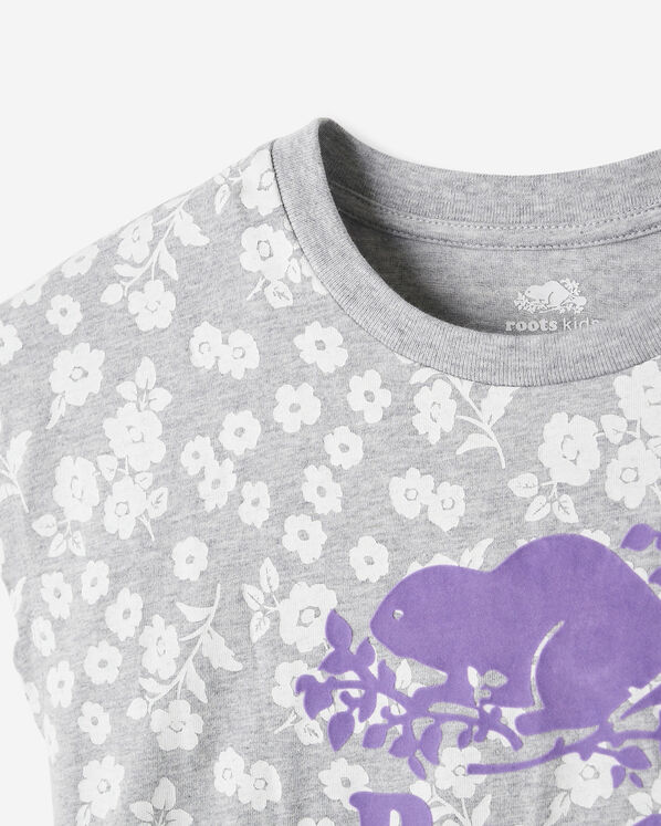 Robe &agrave; motif floral pour fille