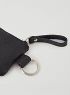 Pochette à glissière en cuir Cervino