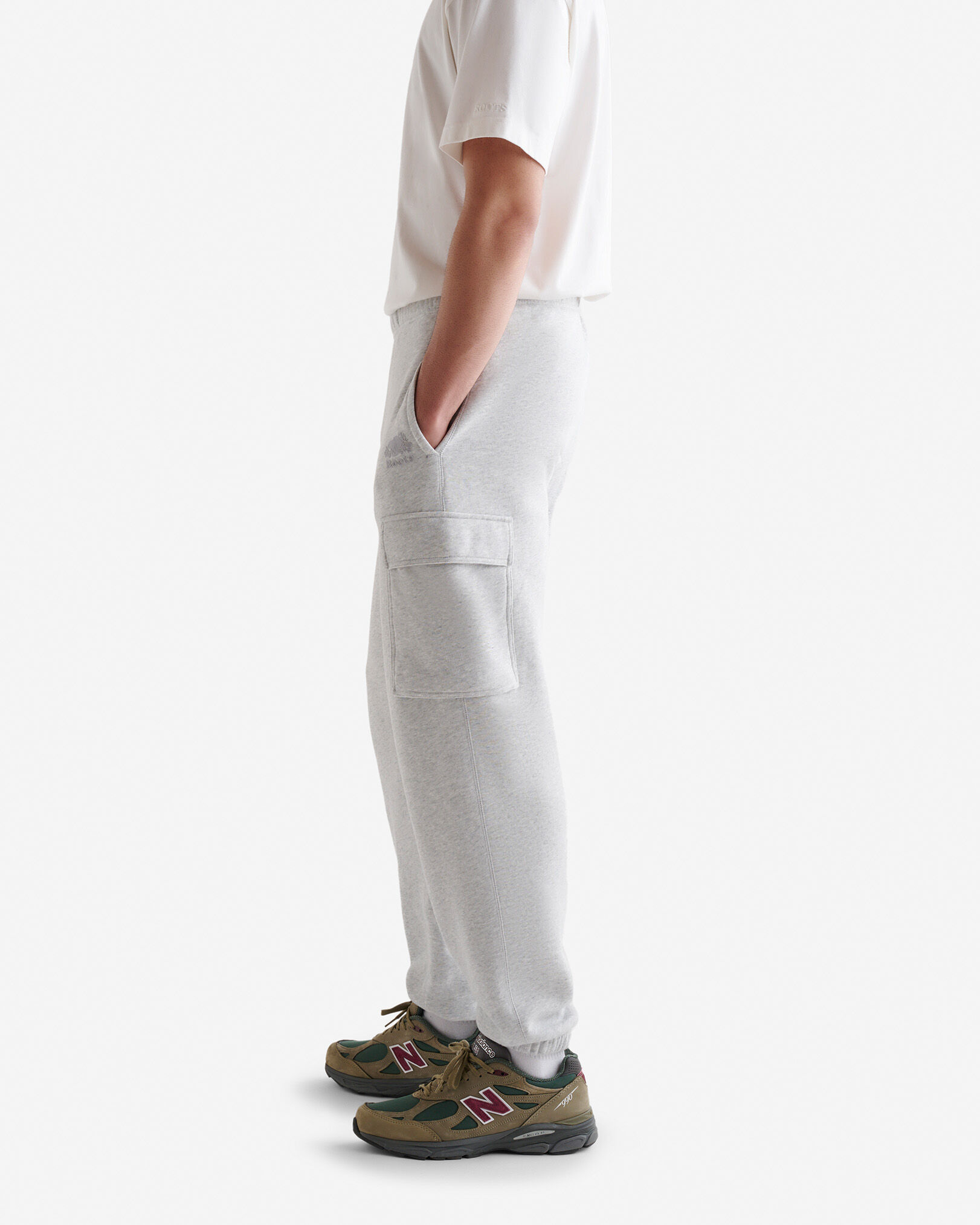 Organic Cooper Relaxed Cargo Sweatpant