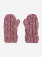 Kids Rib Knit Mitten
