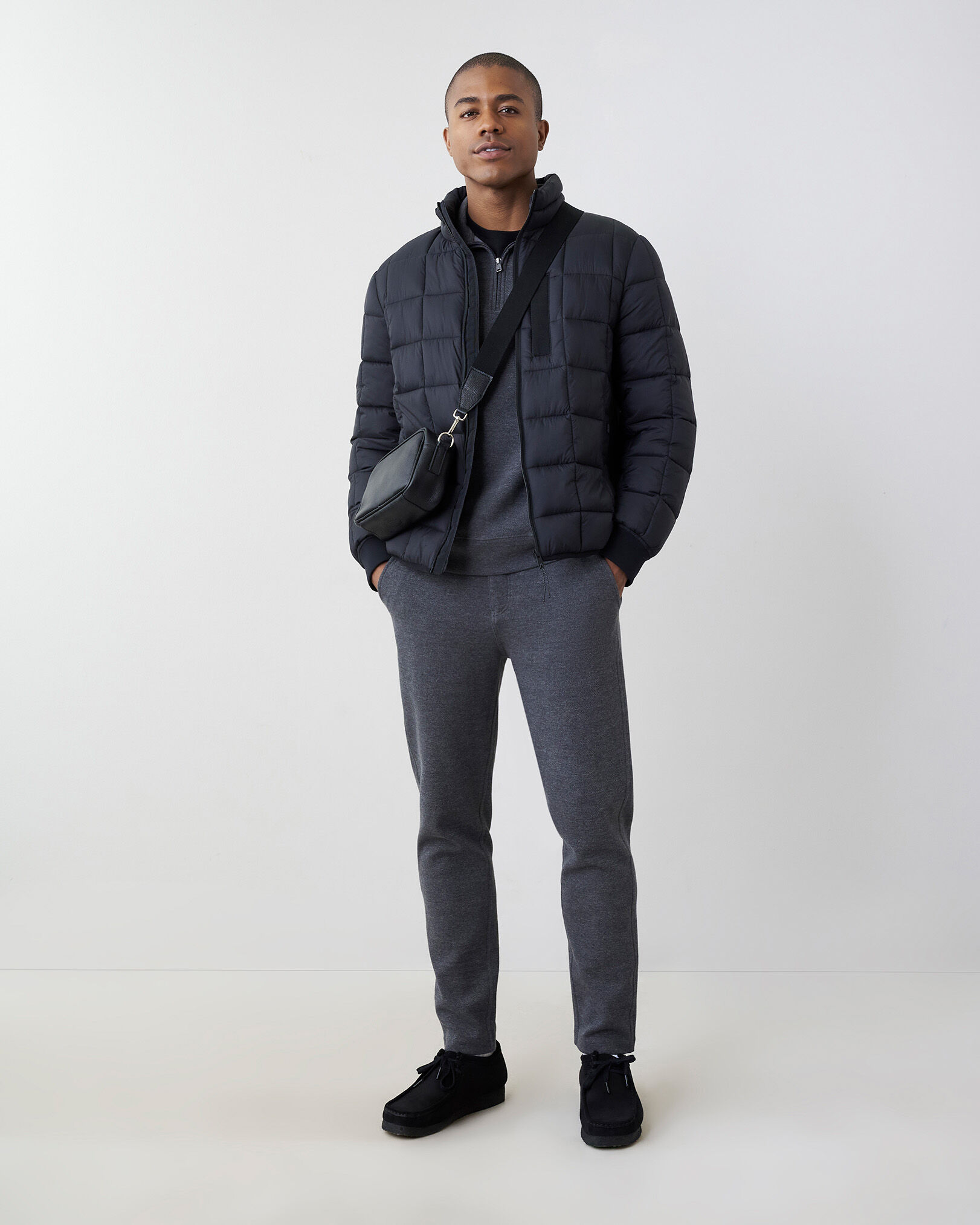 Quilted Hybrid Jacket Jackets Outerwear Roots