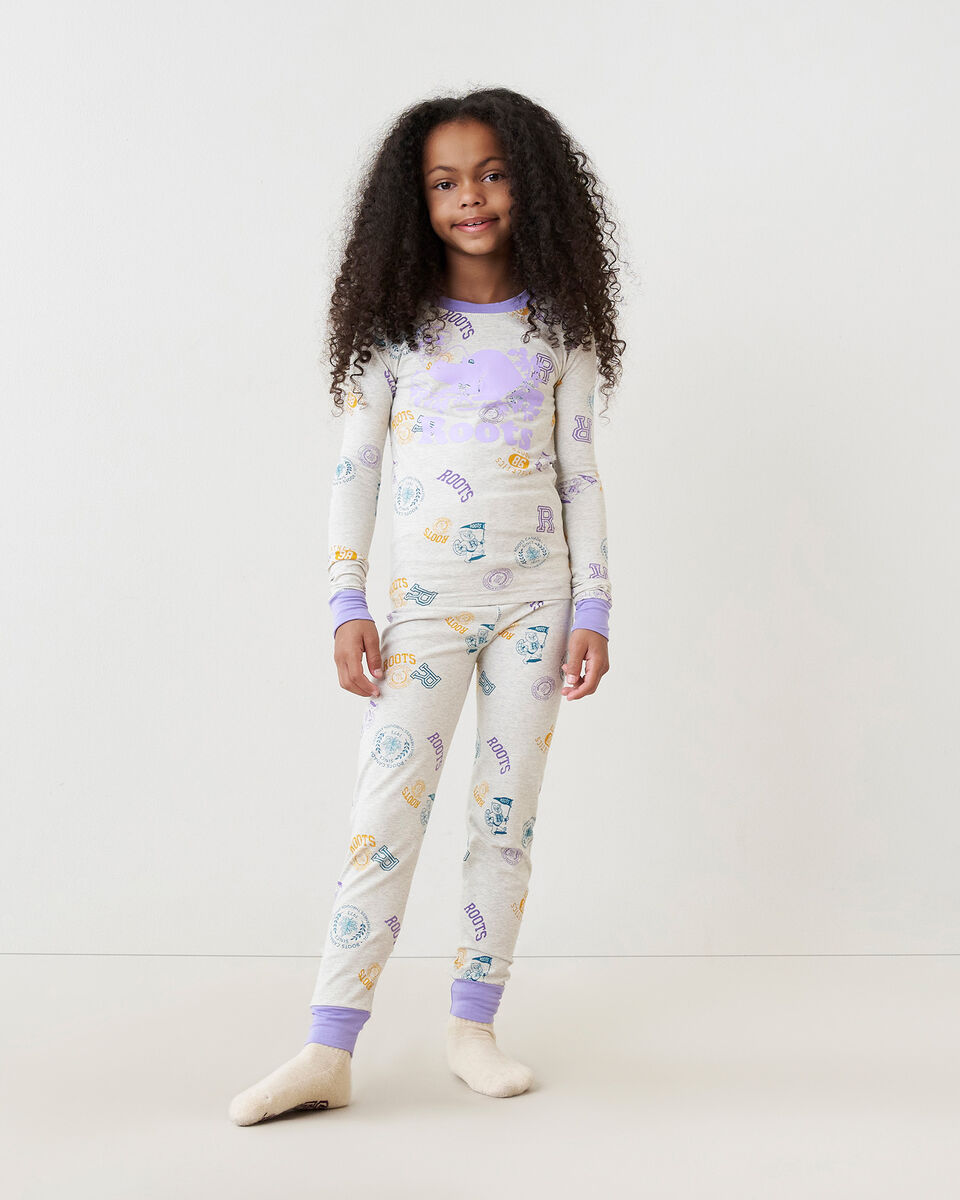 Kids White Athletics Club PJ Set, Pajamas