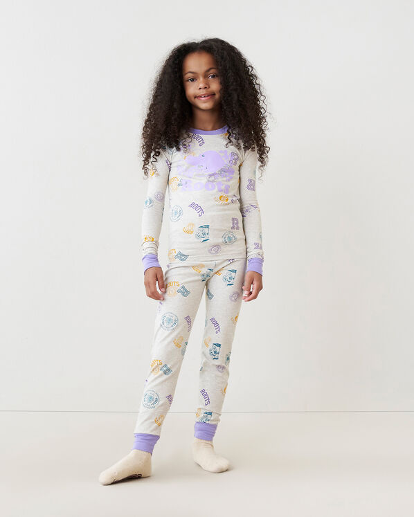 Kids White Athletics Club PJ Set