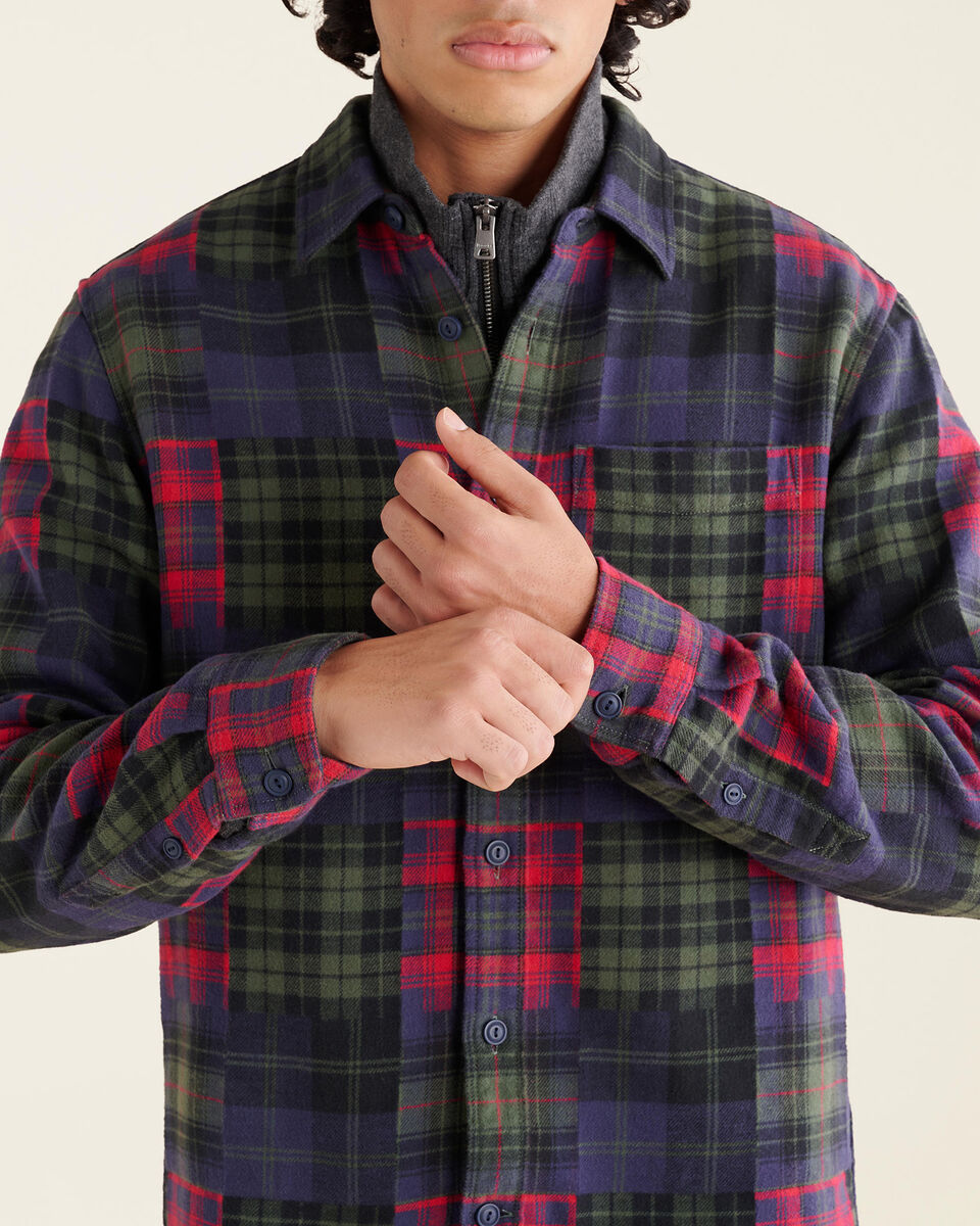 Patchwork Flannel Shirt