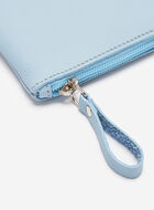 Pochette moyenne à glissière en cuir Nuage