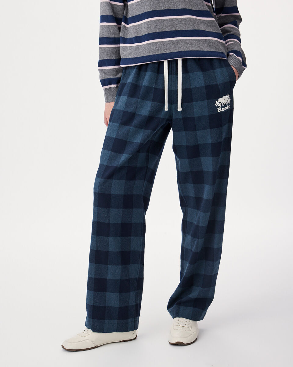 Pantalon de pyjama &agrave; carreaux pour femme