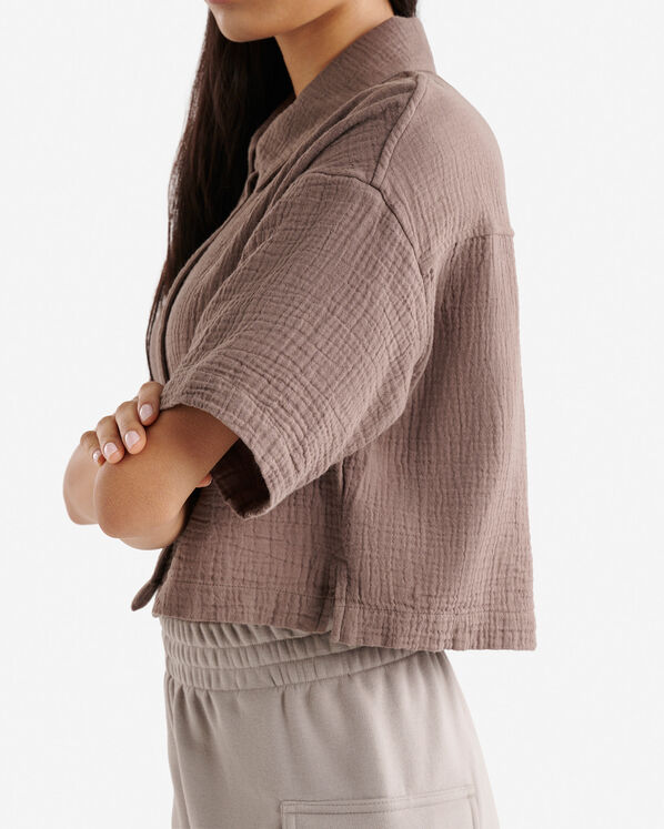 Isla Cotton Gauze Short Sleeve Shirt