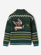 Cardigan châle Cabane Fairisle pour enfants