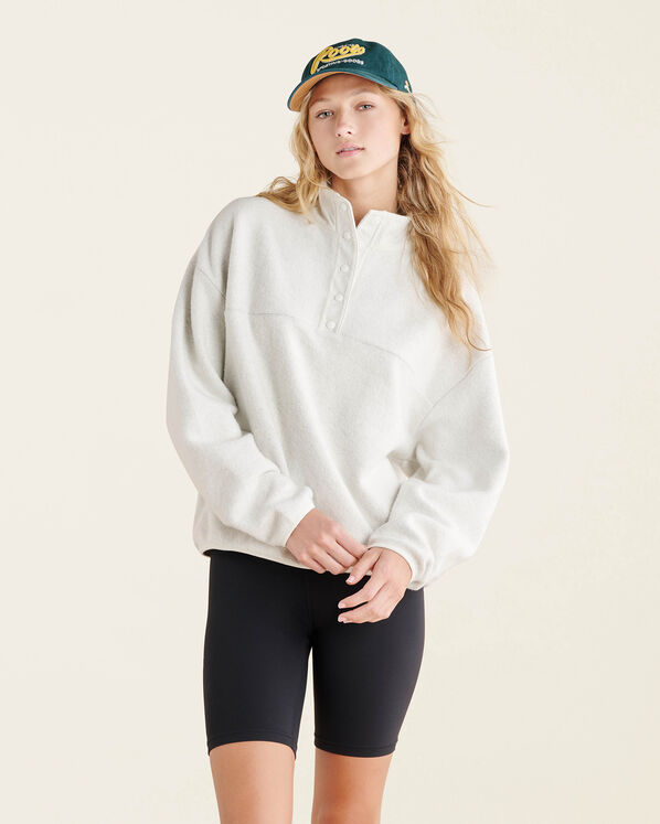 Trail Fleece Snap Mock Sweatshirt