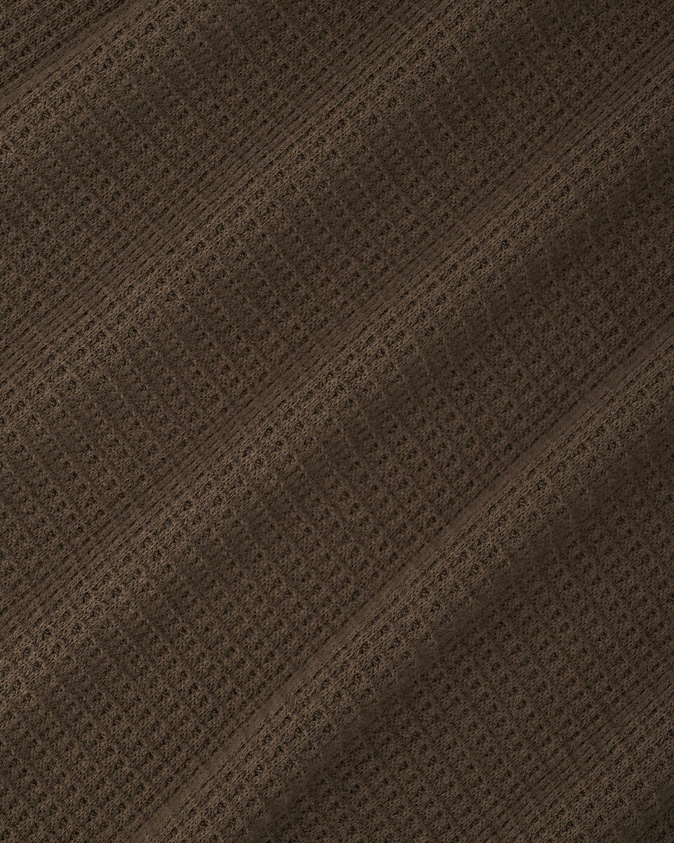 Waffle Long Sleeve Henley